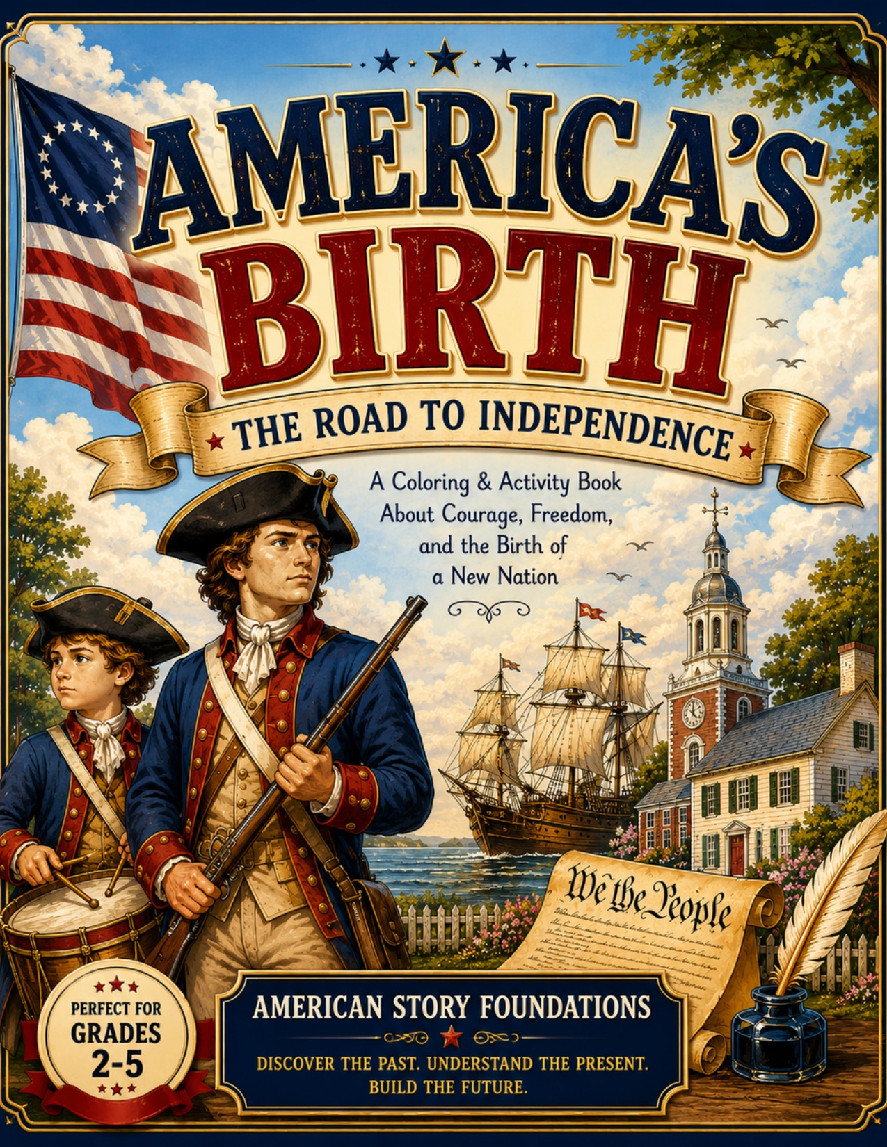 Cover of America's Birth: The Road to Independence